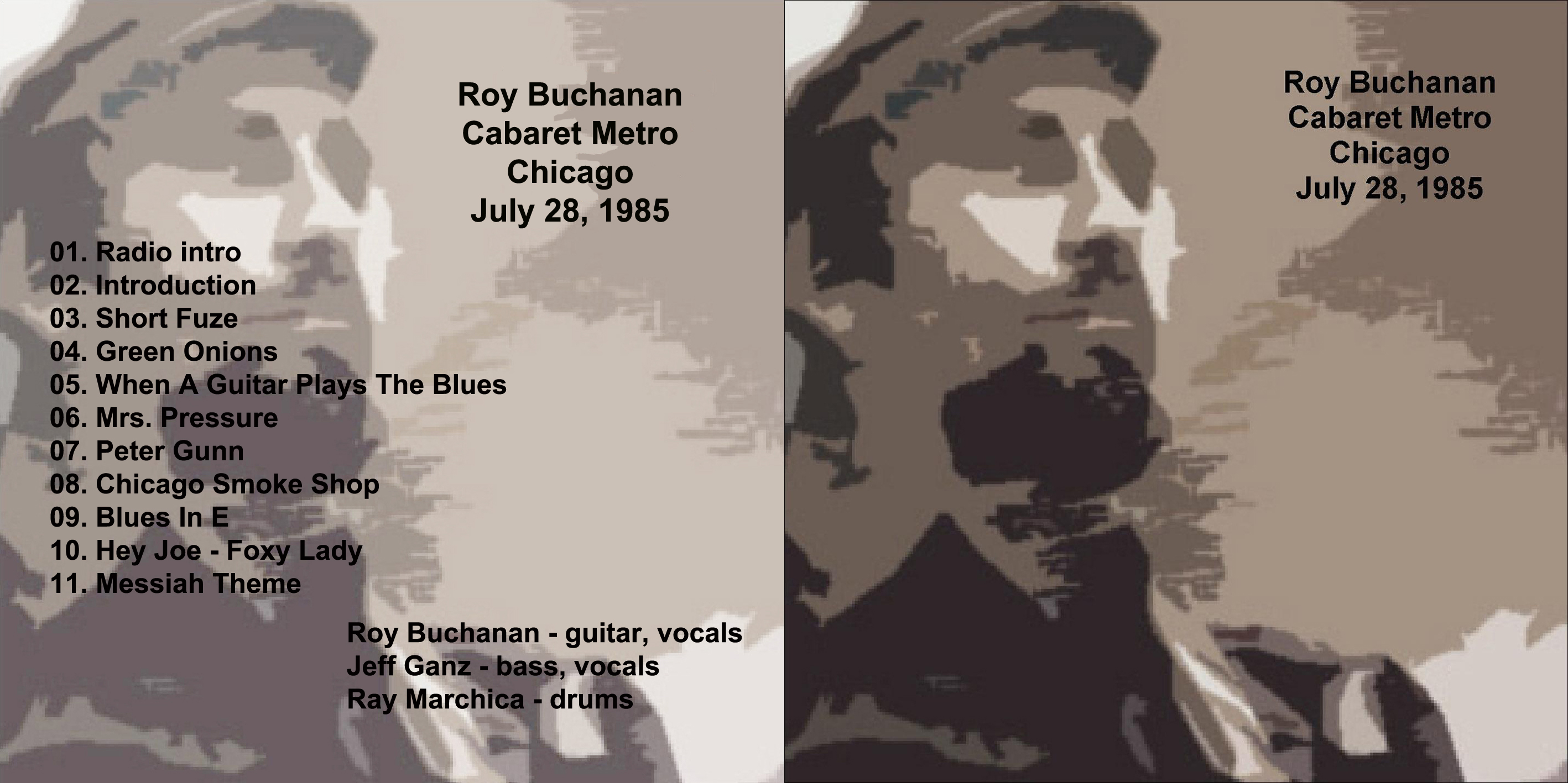 roy buchanan 1985 07 28 cdr cabaret metro chicago geetarz cover out